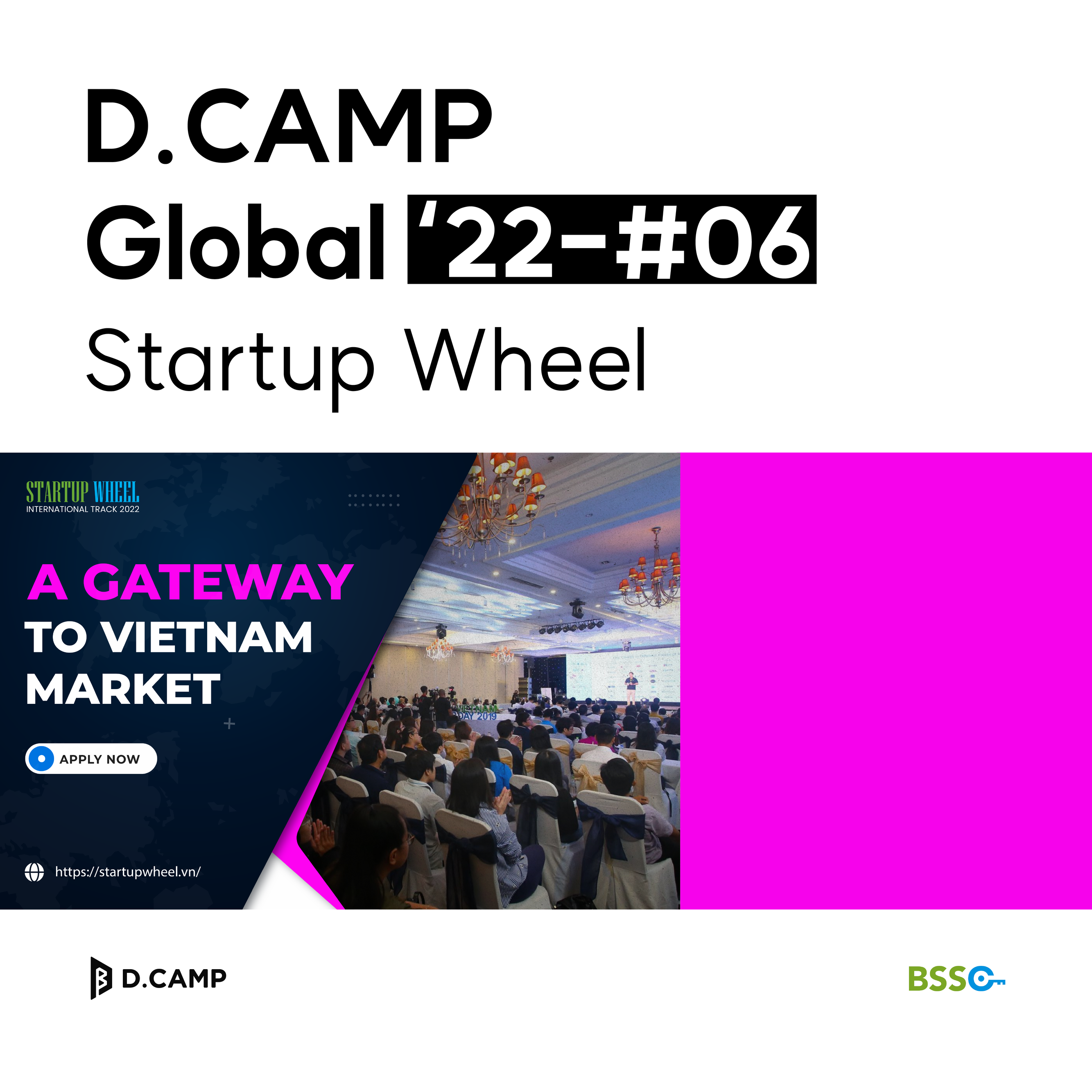 [D.CAMP Global] Startup Wheel 의 웹포스터